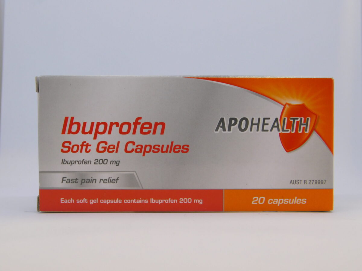 Ibuprofen Apo Soft Gel Capsules 20