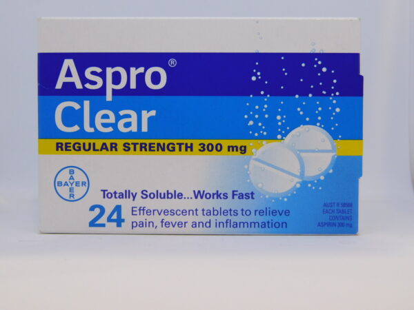 Aspro Clear Regular Strength Tablets 24
