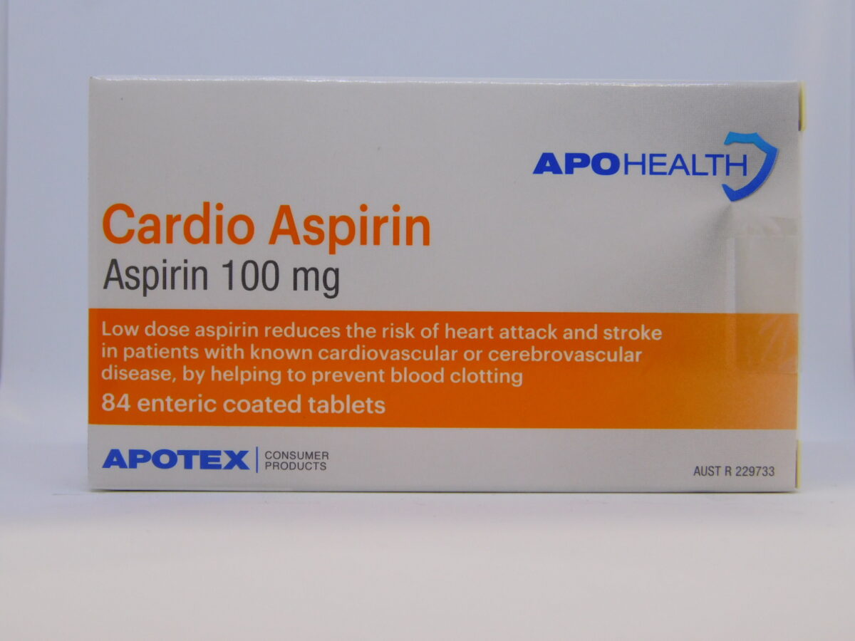 Cardio Aspirin Apo EC Tablets 84
