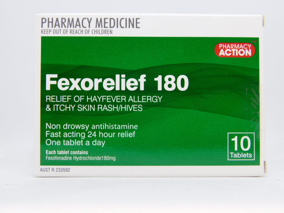 Fexorelief 180 Tablets 10