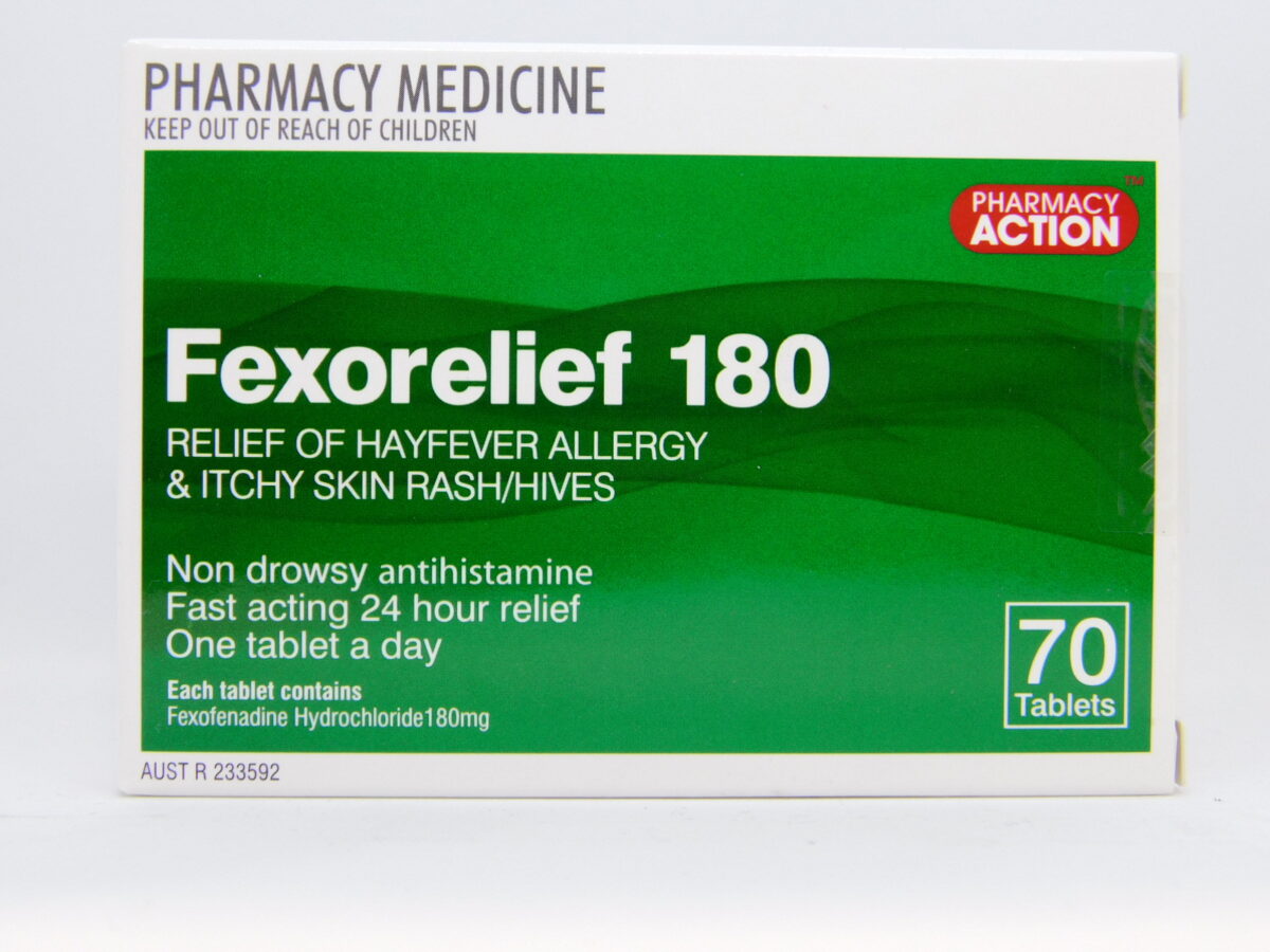 Fexorelief 180 Tablets 70