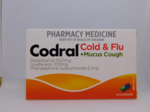 Codral Cold & Flu + Mucus Cough Capsules 24