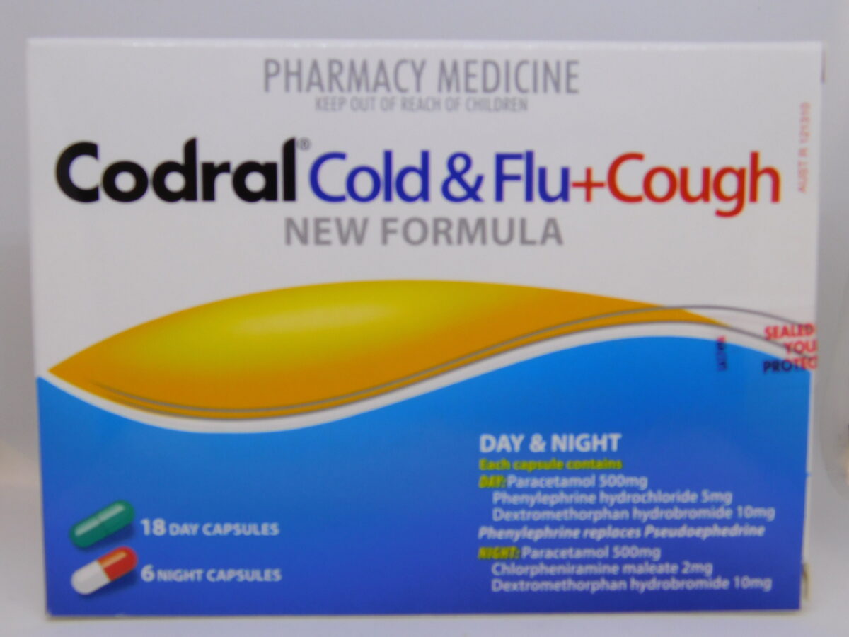 Codral PE Day & Night + Cough Capsules 24