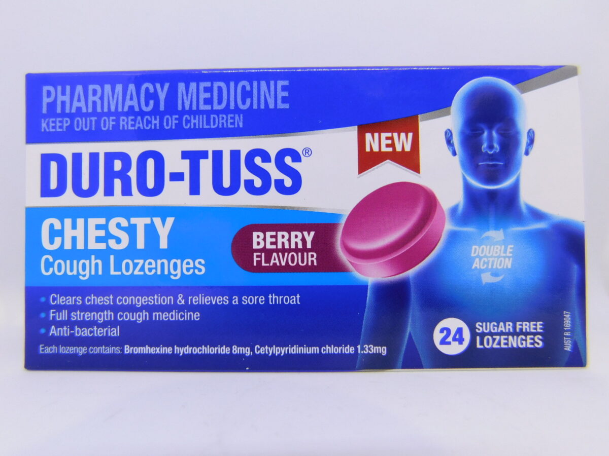 Durotuss Chesty Cough Berry Lozenges 24