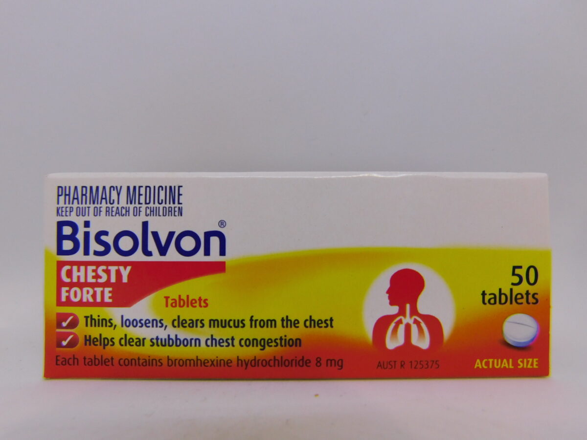 Bisolvon Chesty Forte Tablets 50