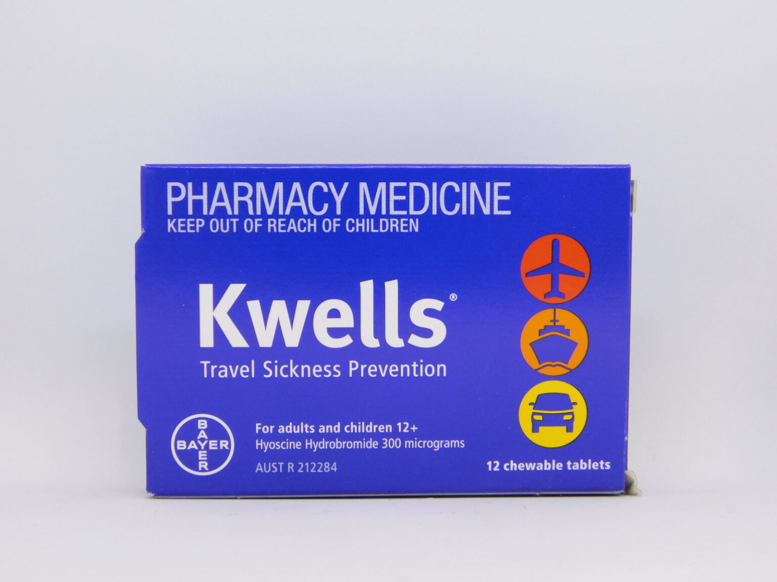 travel sickness tablets for adults