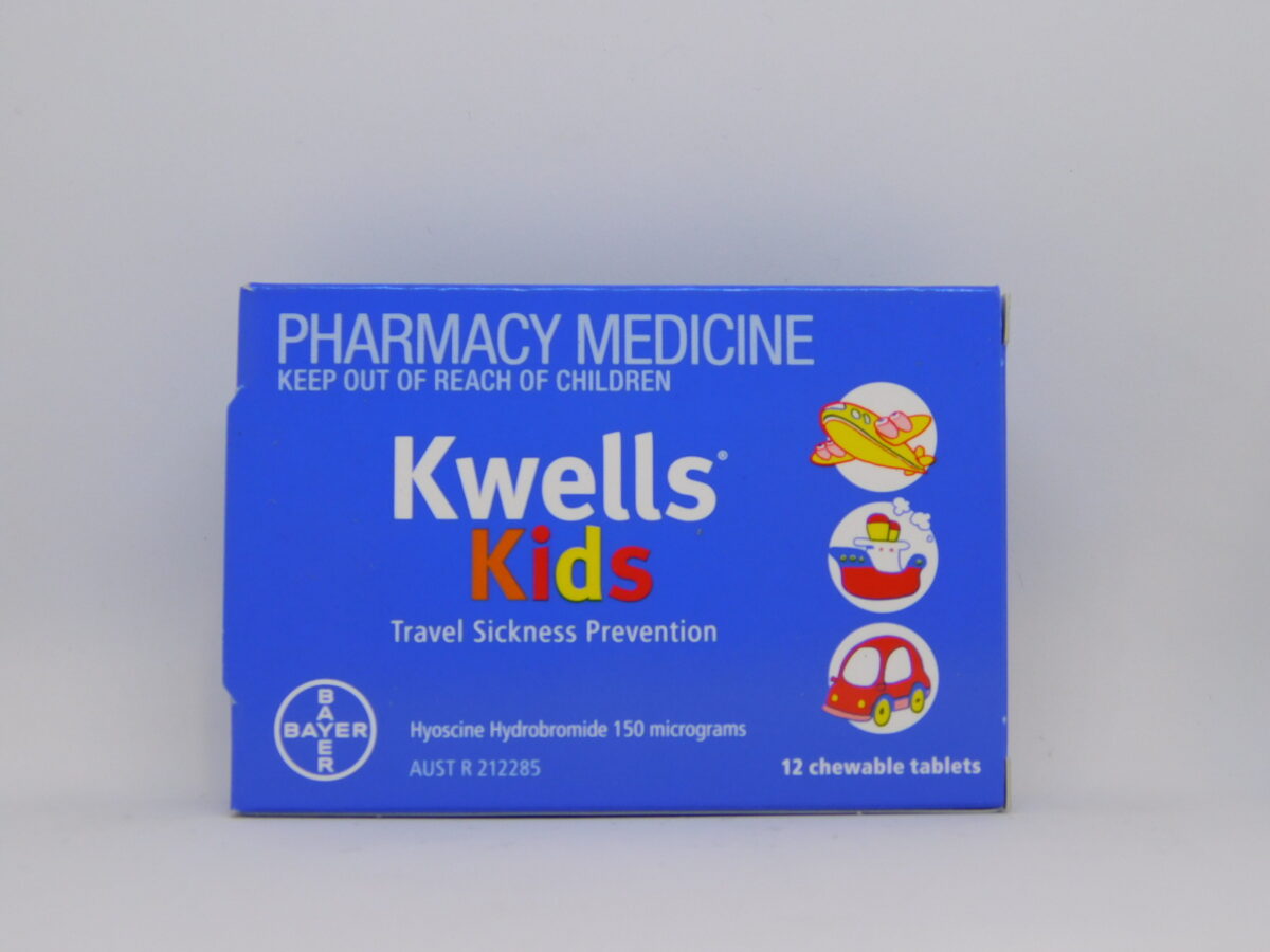 Kwells Kids Travel Sickness Chewable Tablets 12