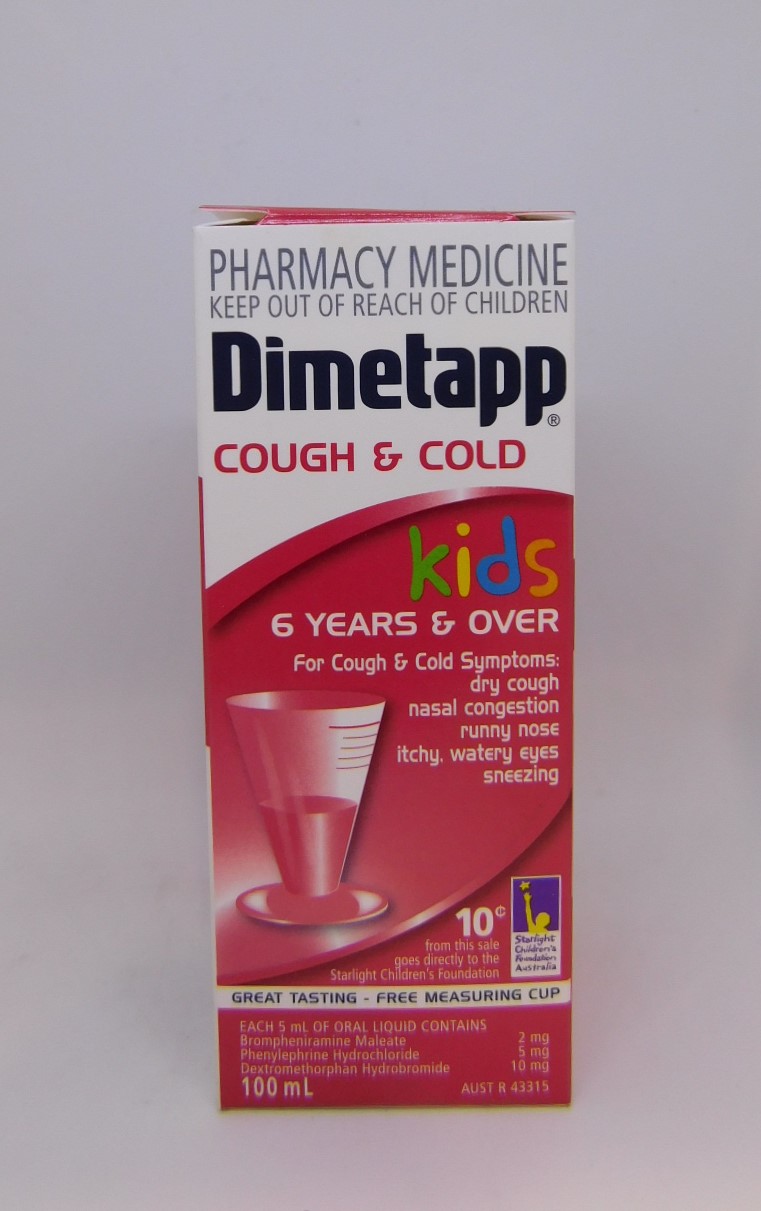 Dimetapp Cough & Cold 6 Years & Over 100mL
