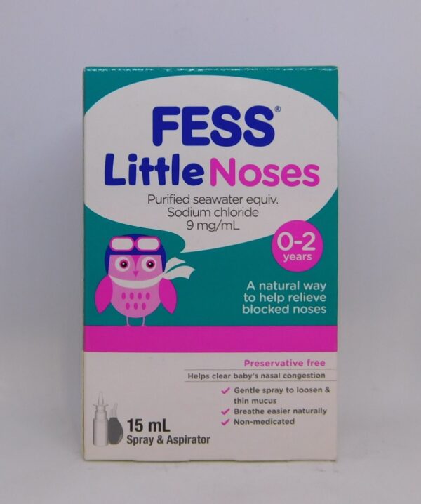 Fess Little Noses Spray & Aspirator 0-2 Years 15mL